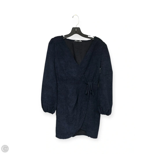 Dress Casual Midi By Simplee In Navy, Size: M
