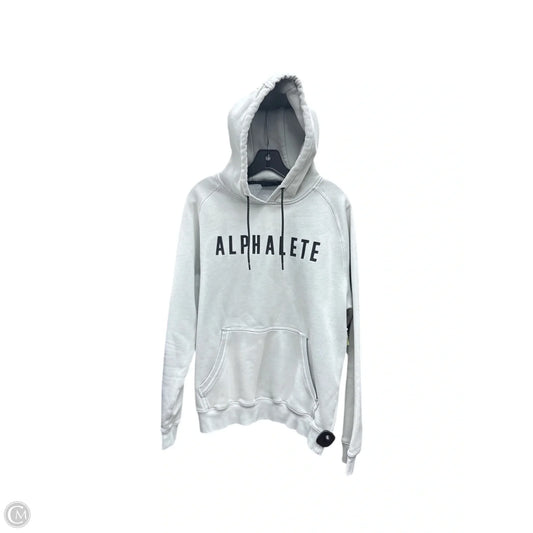 Athletic Sweatshirt Hoodie By Alphalete In Green, Size: L