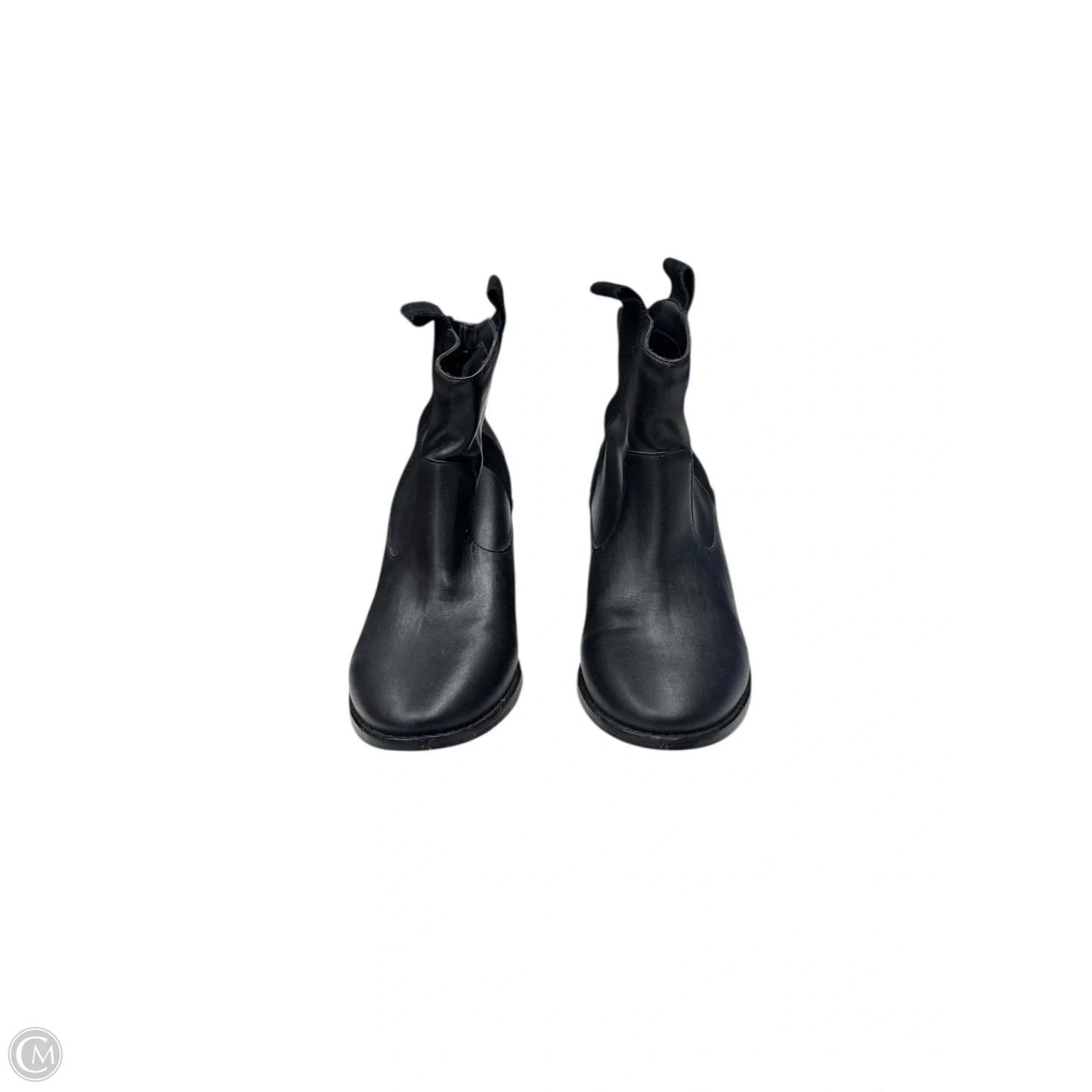 Boots Ankle Heels By Clothes Mentor In Black, Size: 7
