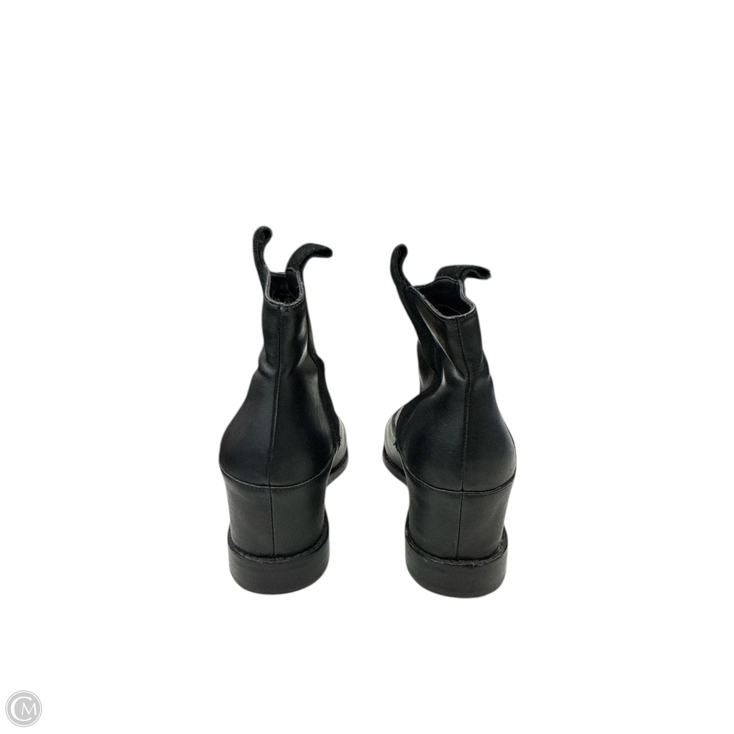 Boots Ankle Heels By Clothes Mentor In Black, Size: 7