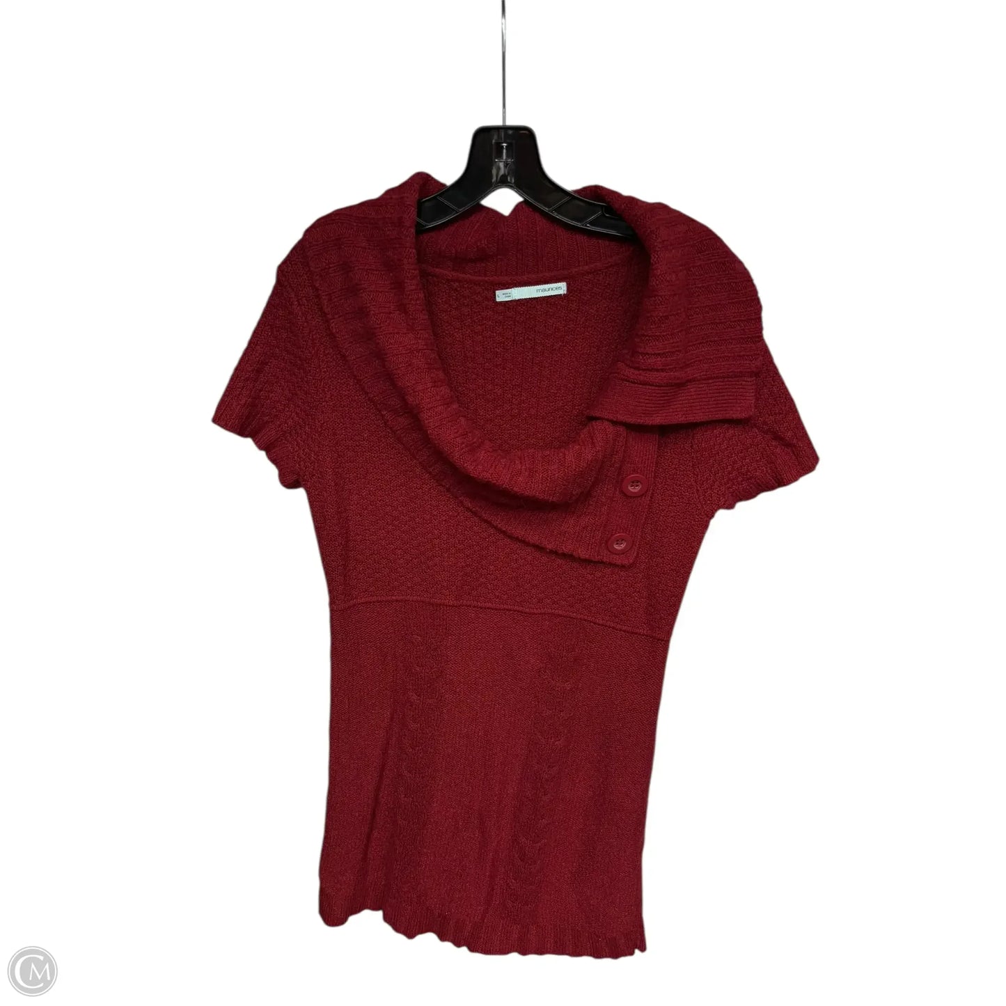 Dress Sweater By Maurices In Red, Size: L