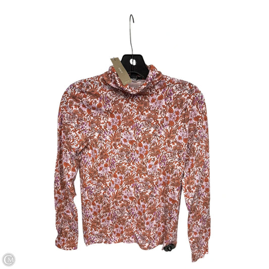 Top Long Sleeve By J. Crew In Paisley Print, Size: S