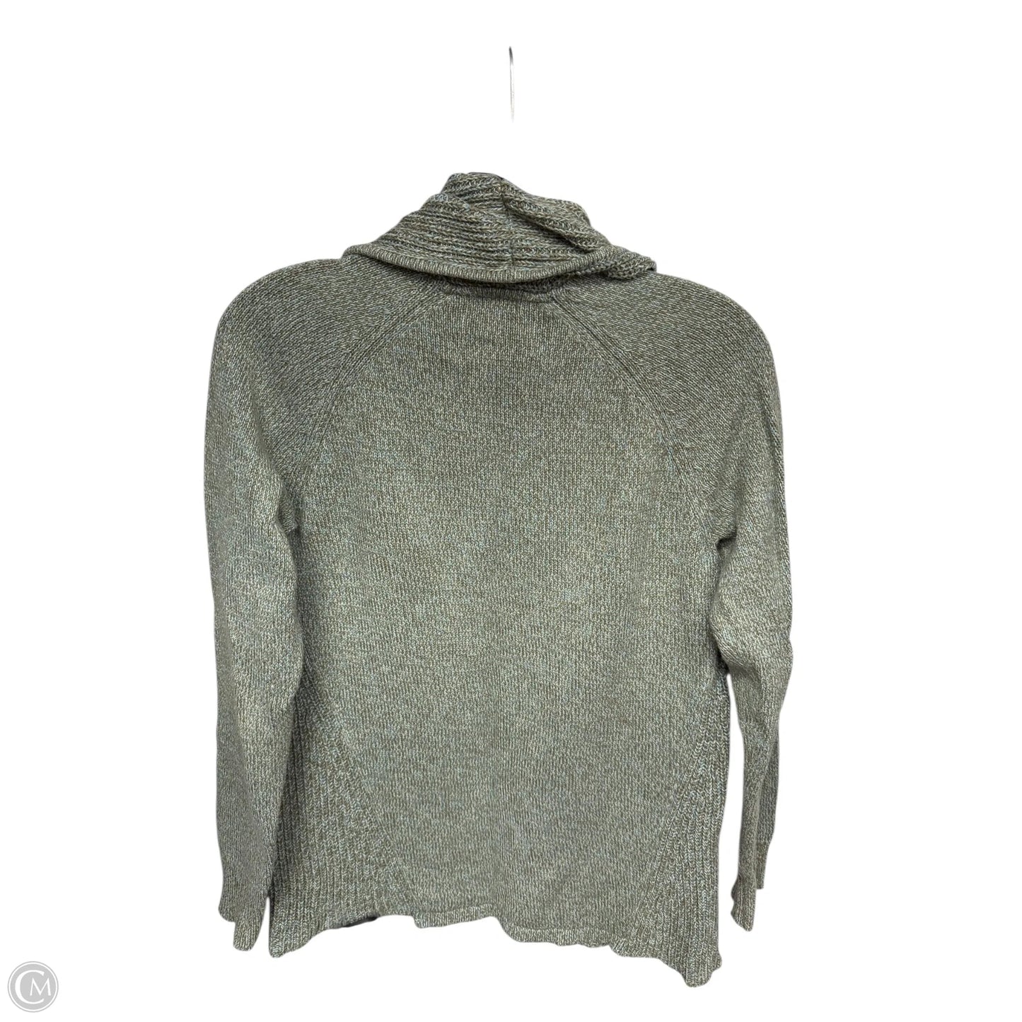 Sweater Cardigan By L.l. Bean In Green, Size: S