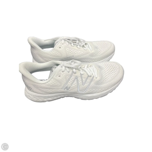 Shoes Athletic By New Balance In White, Size: 10