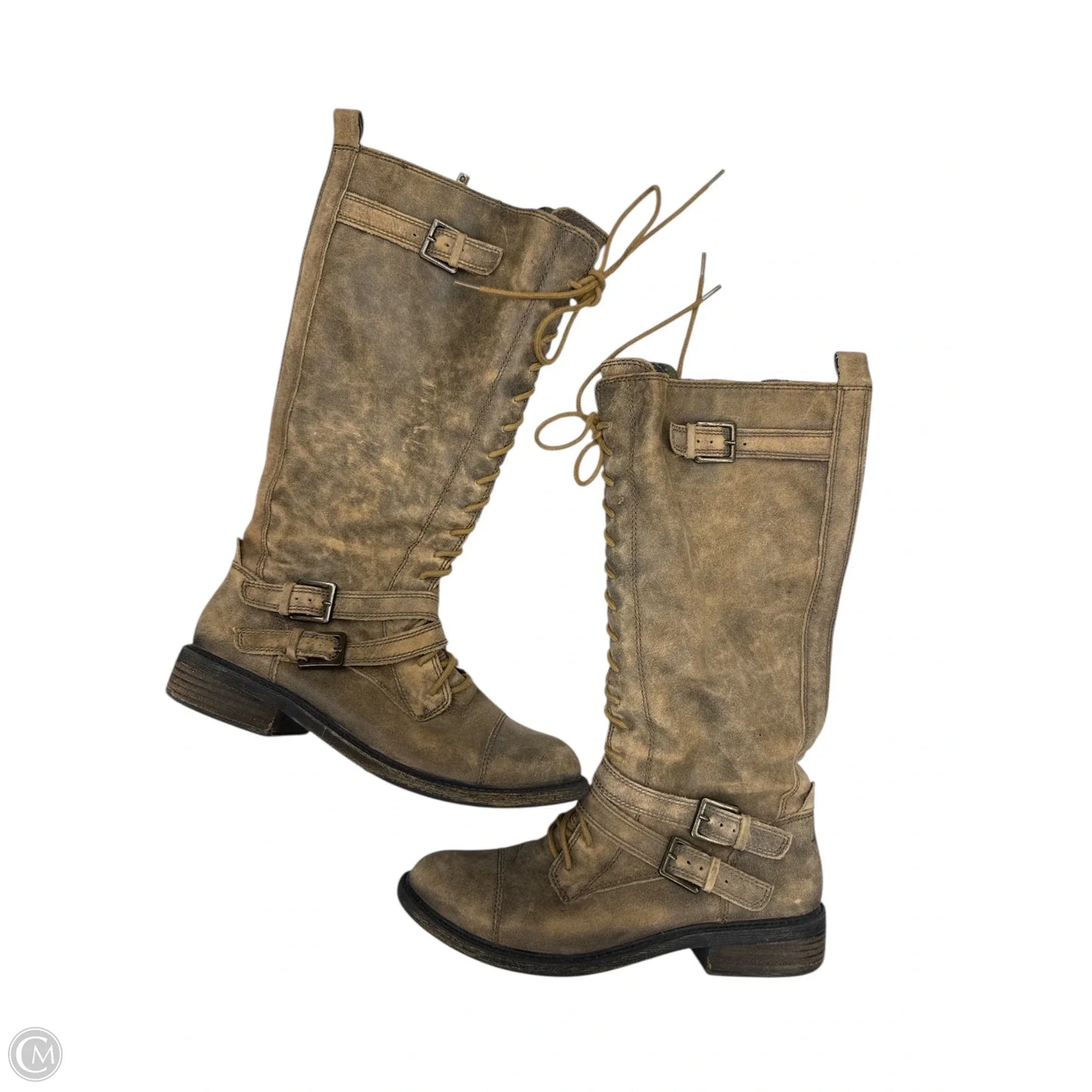 Boots Knee Flats By Lucky Brand In Brown, Size: 9.5