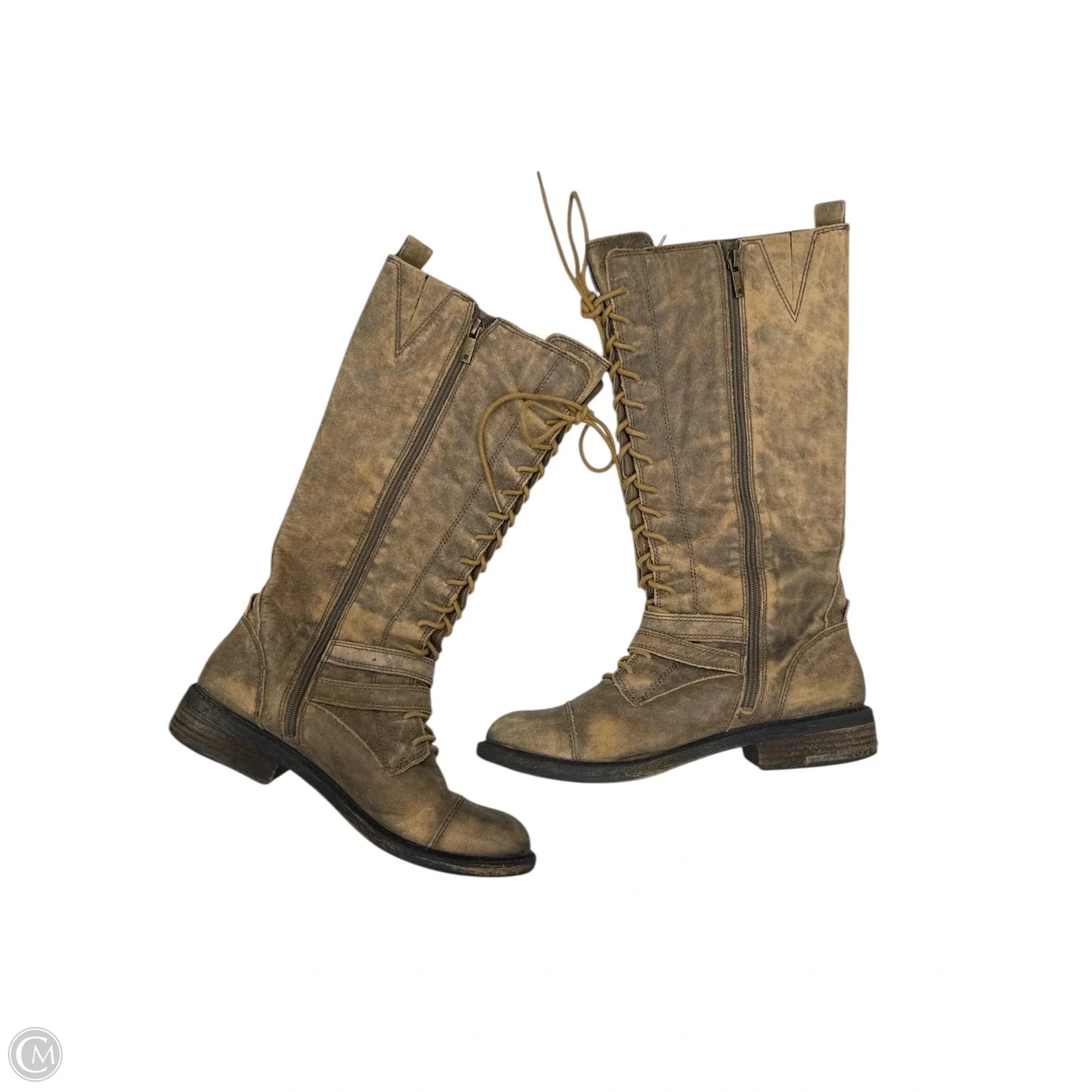 Boots Knee Flats By Lucky Brand In Brown, Size: 9.5