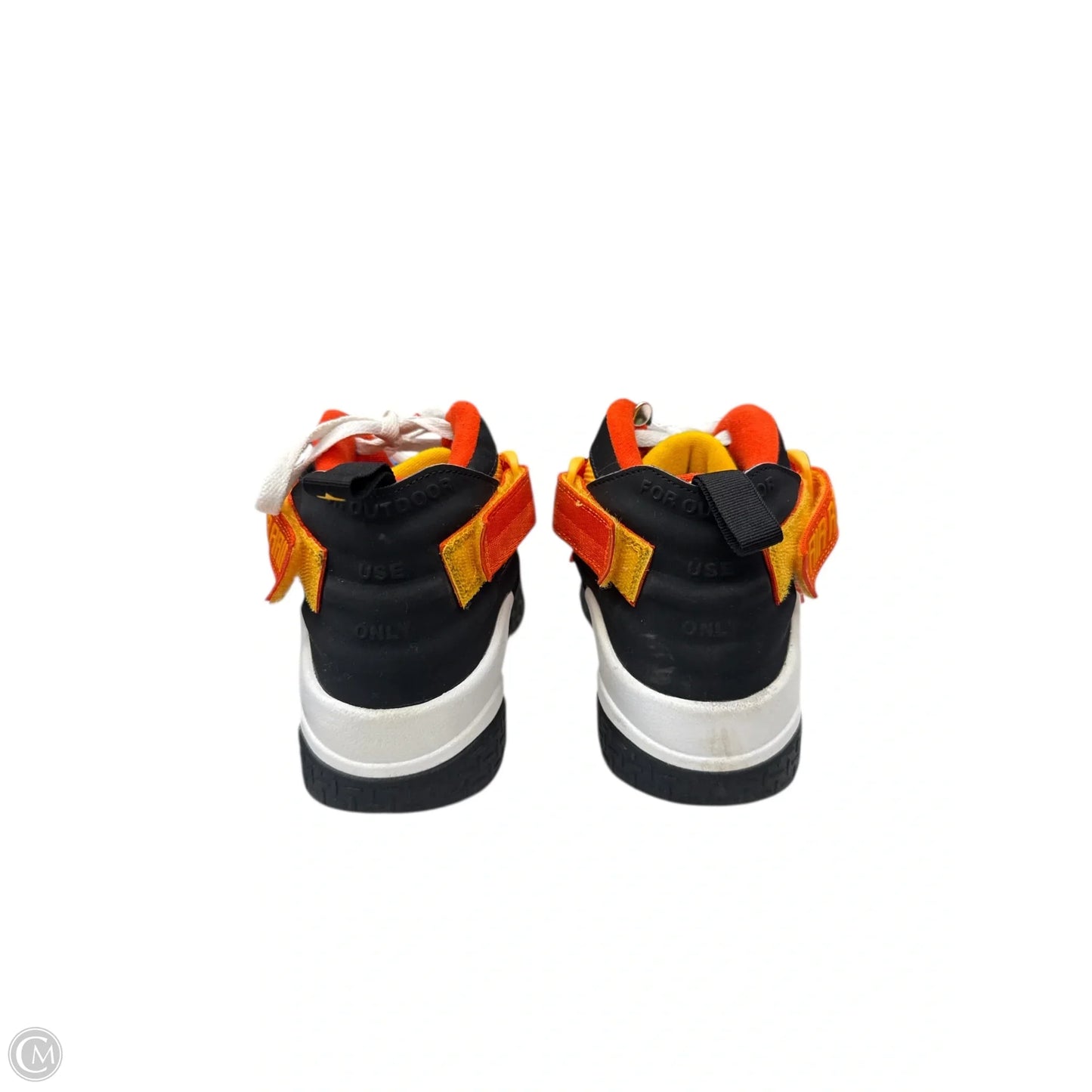 Shoes Athletic By Nike In Black & Orange, Size: 8