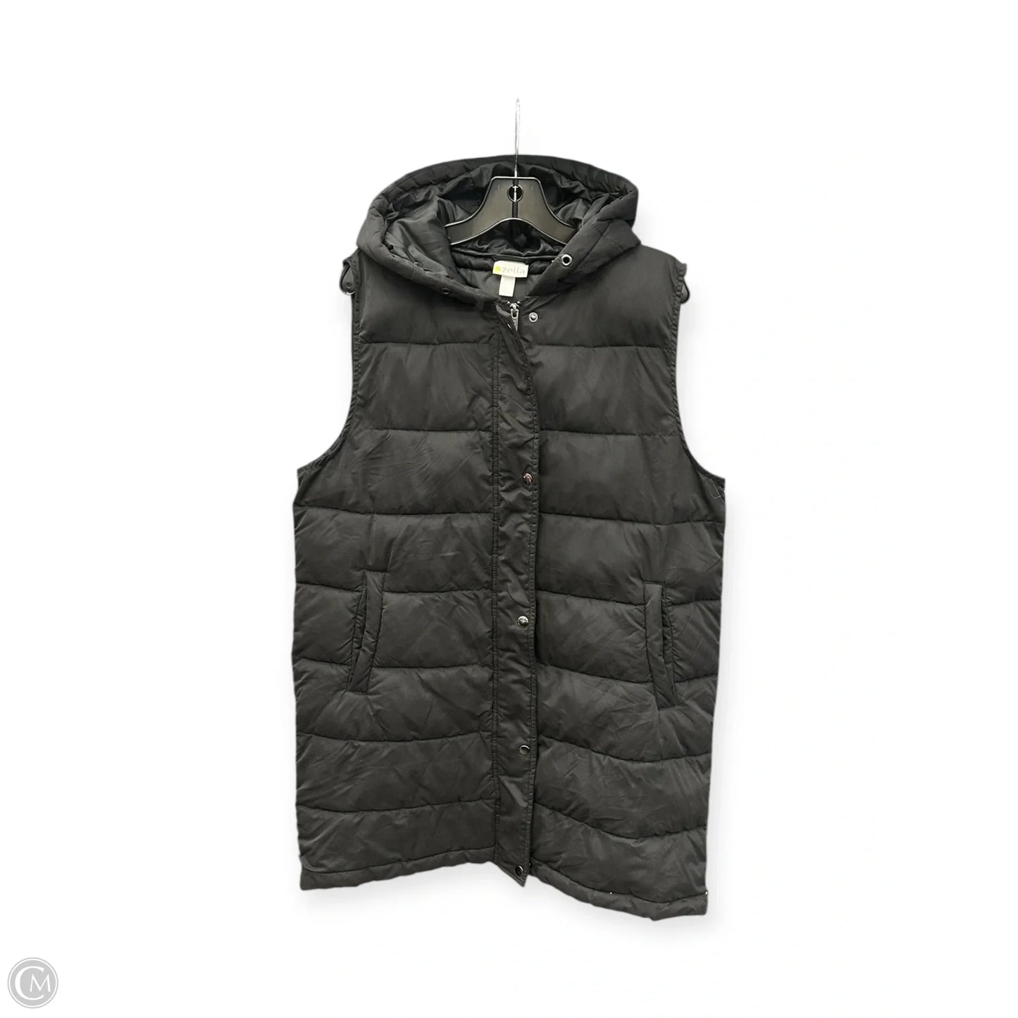Vest Puffer & Quilted By Zella In Black, Size: M