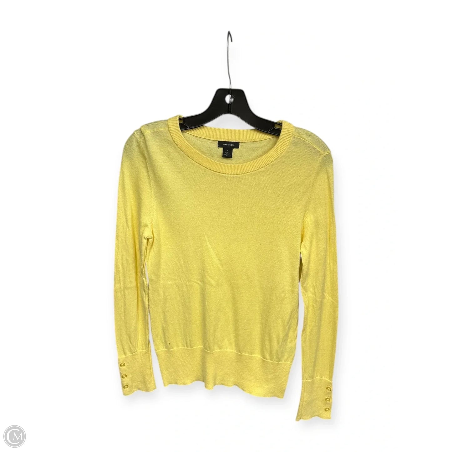 Sweater By Halogen In Yellow, Size: S
