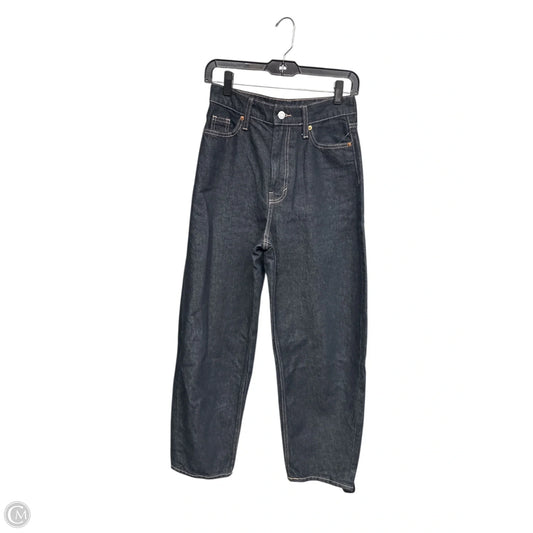 Jeans Wide Leg By H&m In Blue Denim, Size: 2