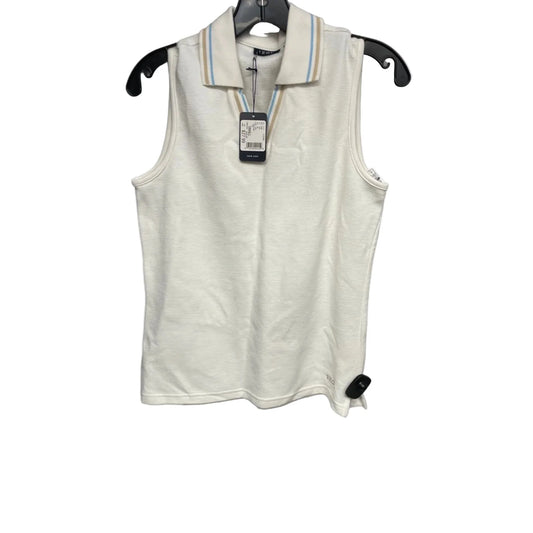 Top Sleeveless By Izod In White, Size: S