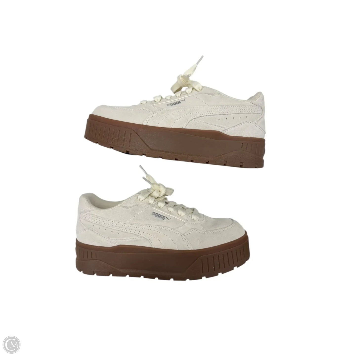 Shoes Sneakers By Puma In Cream, Size: 8