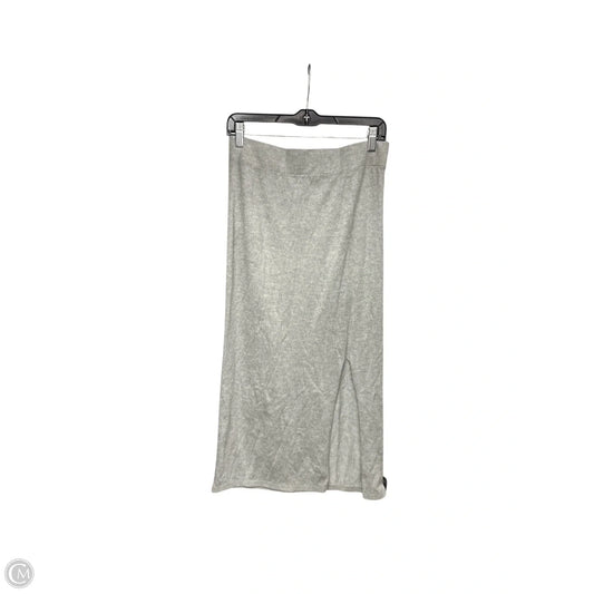 Skirt Maxi By Banana Republic In Grey, Size: S