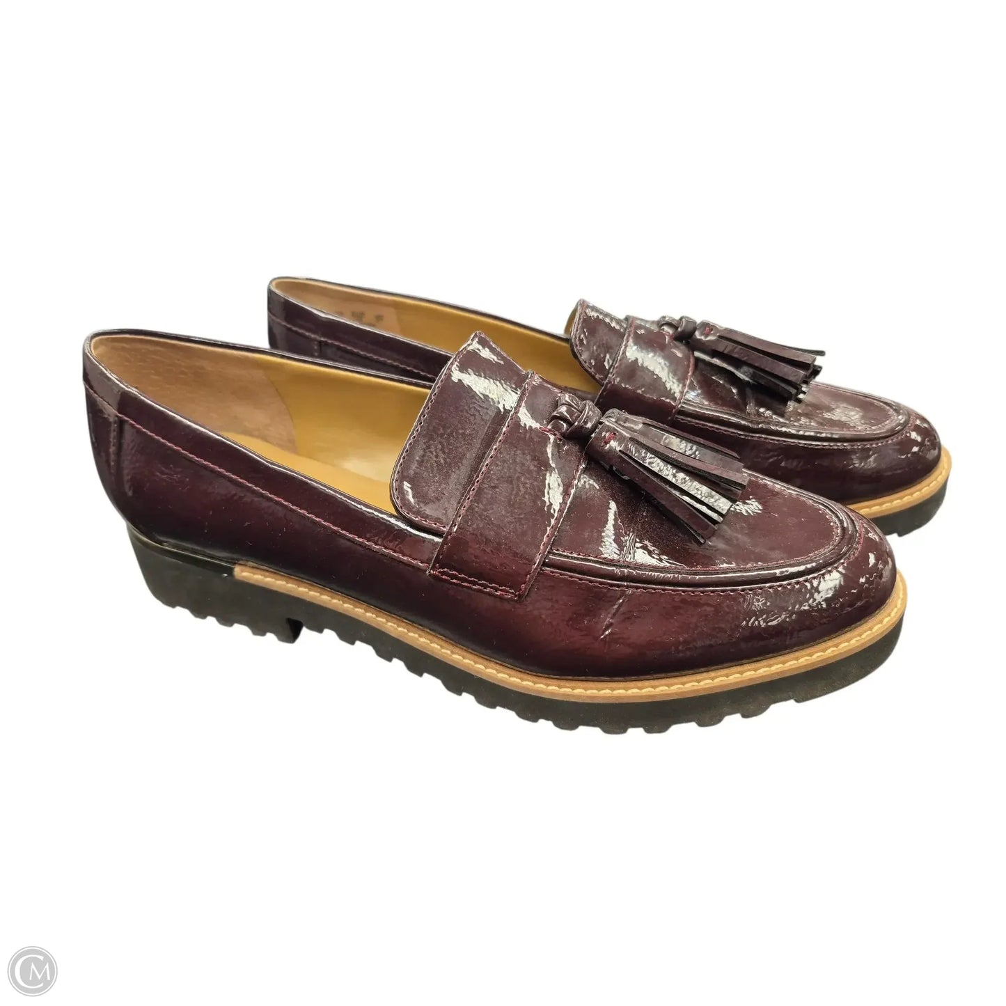 Shoes Heels Platform By Franco Sarto In Maroon, Size: 10