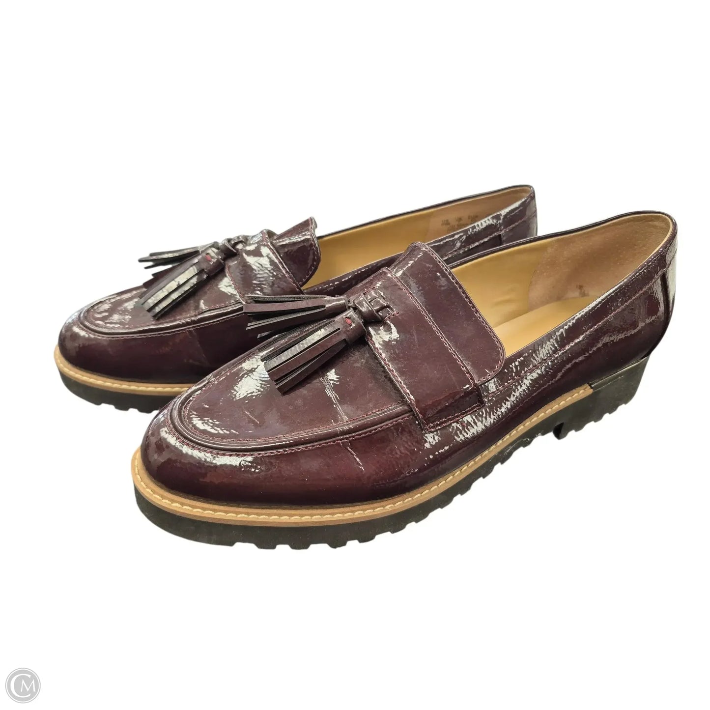 Shoes Heels Platform By Franco Sarto In Maroon, Size: 10