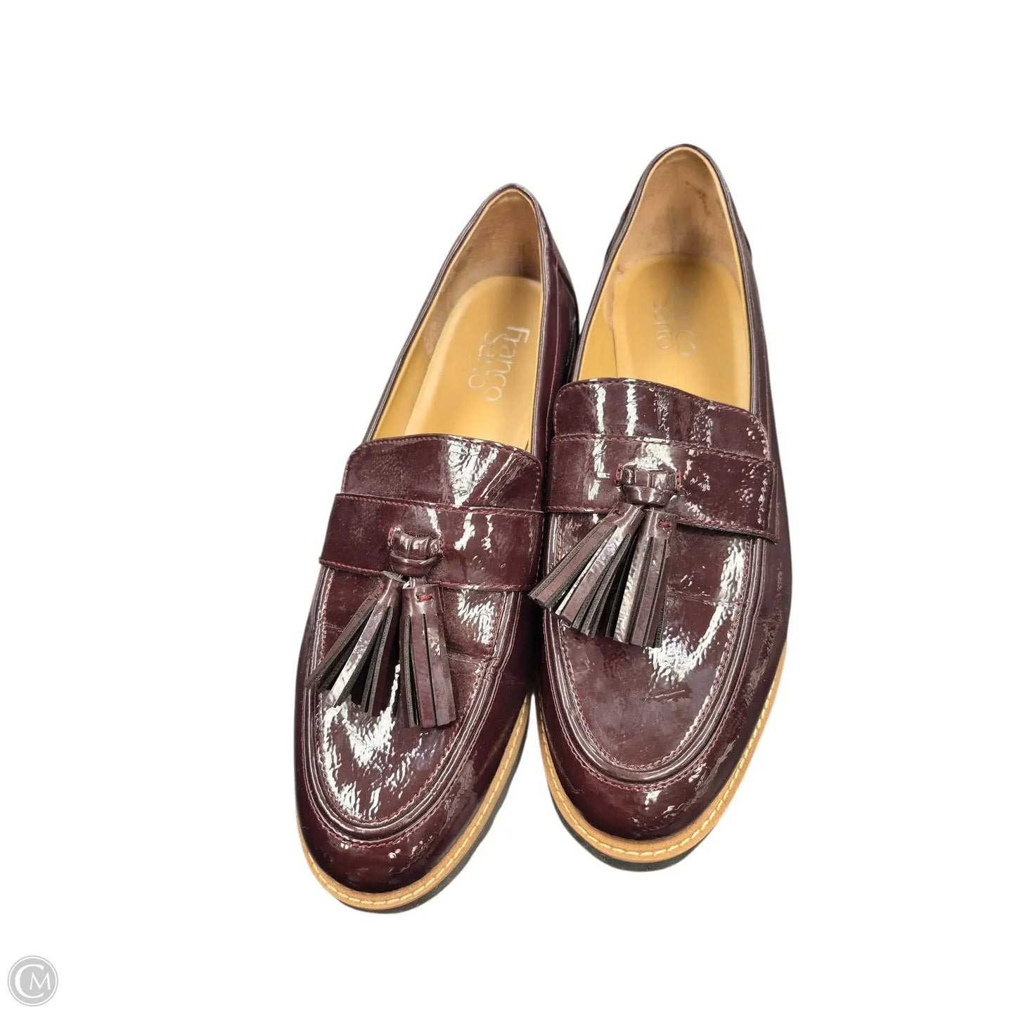 Shoes Heels Platform By Franco Sarto In Maroon, Size: 10