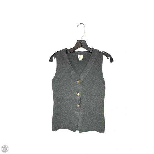 Top Sleeveless By A New Day In Grey, Size: S