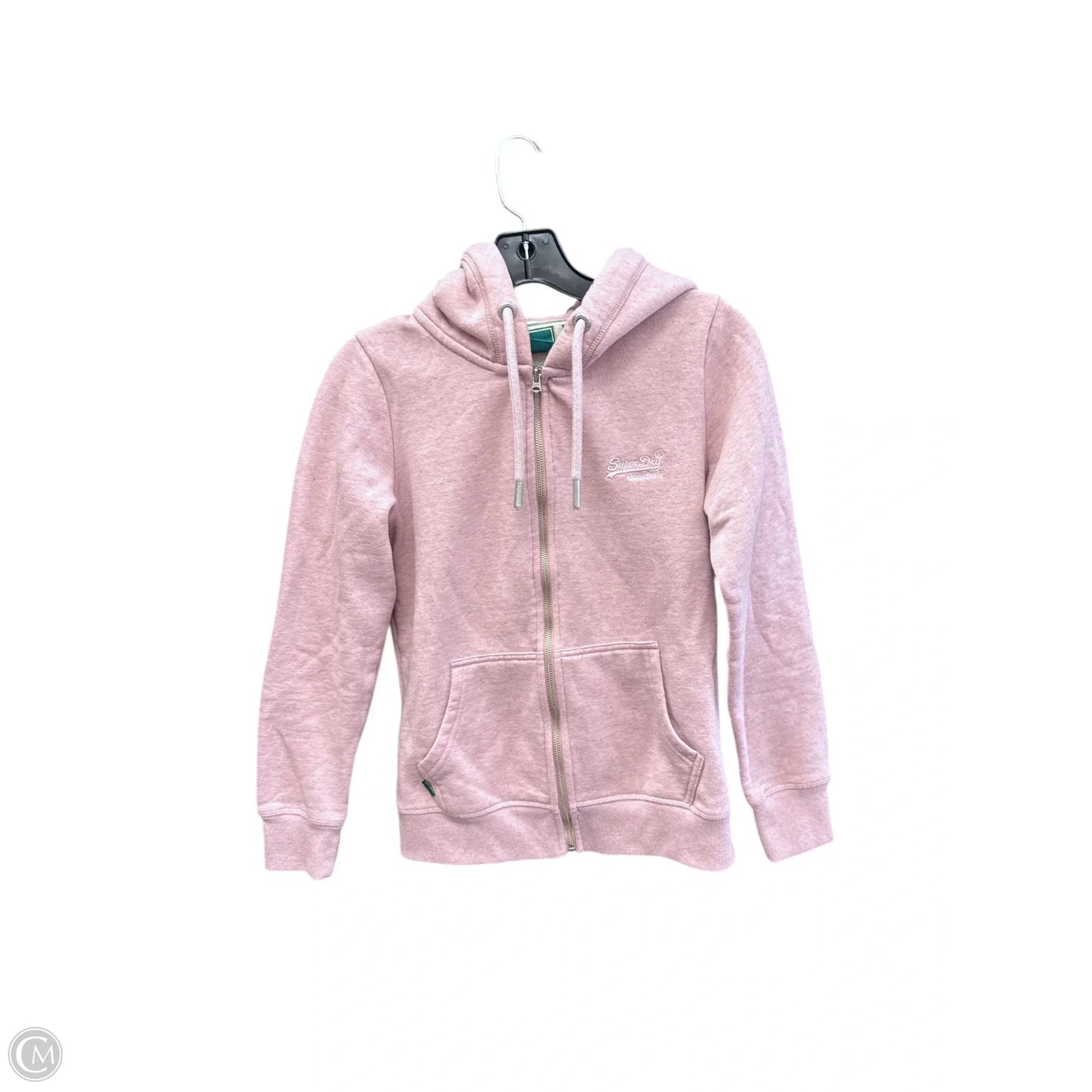 Sweatshirt Hoodie By Clothes Mentor In Pink, Size: 6