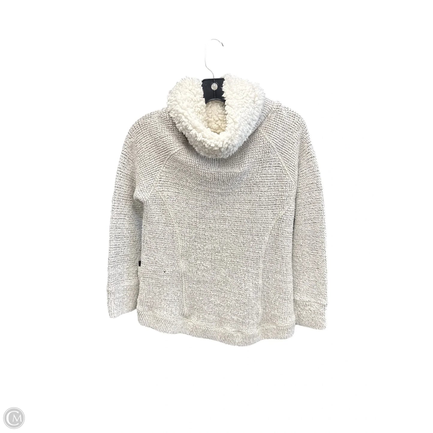 Sweater By Clothes Mentor In Grey & White, Size: S