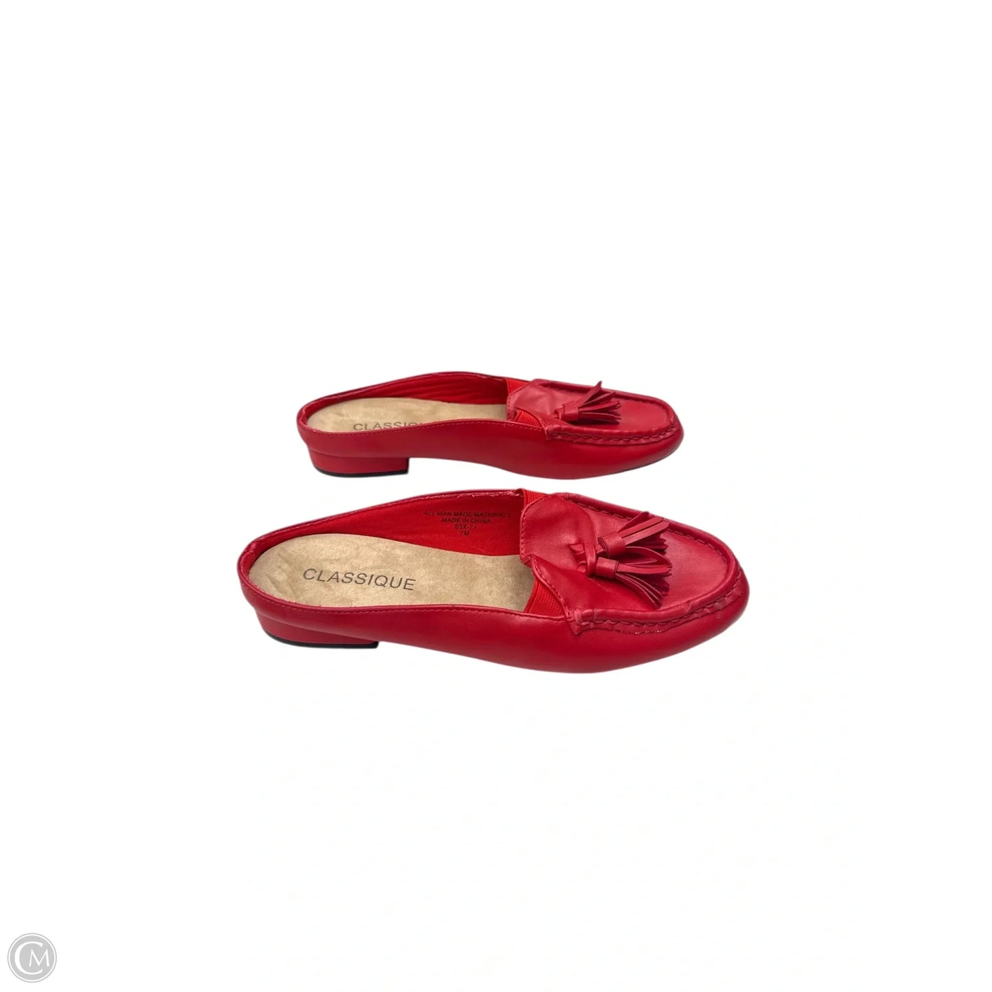 Shoes Flats By Classique In Red, Size: 7