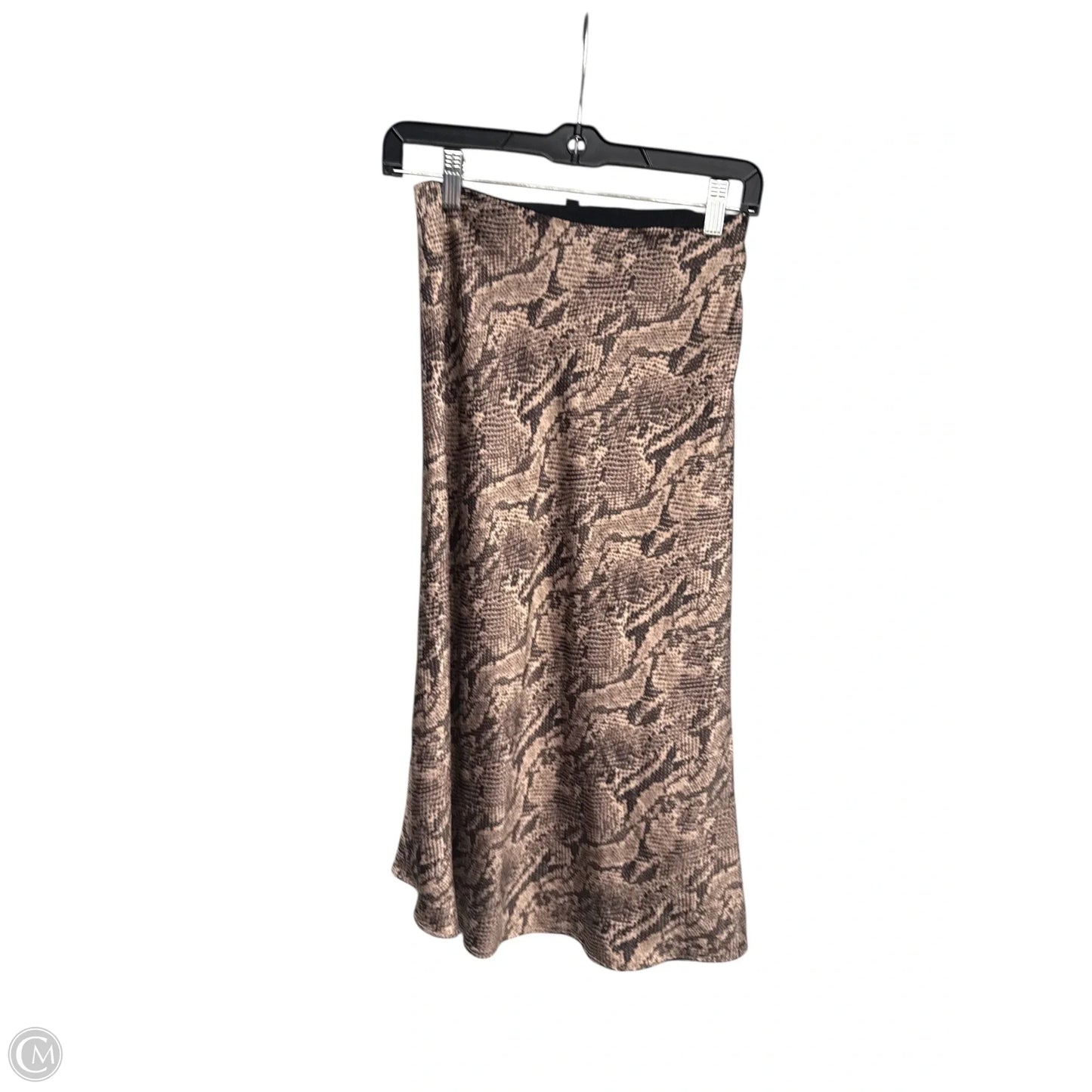 Skirt Maxi By Express In Snakeskin Print, Size: Xs