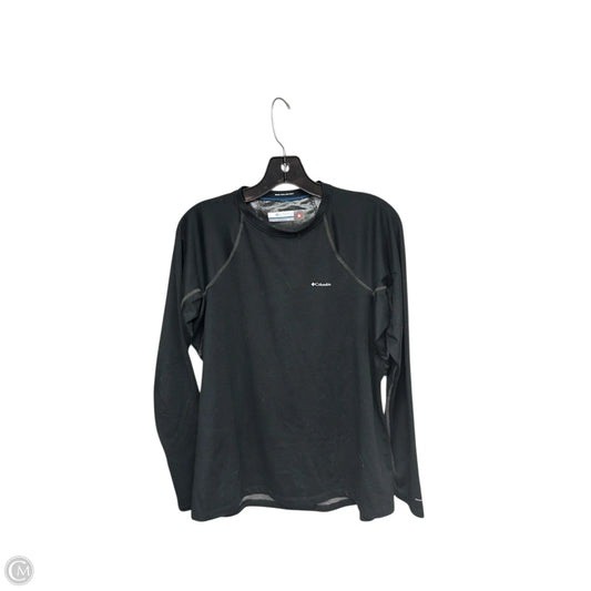 Athletic Top Long Sleeve Crewneck By Columbia In Black, Size: Xl