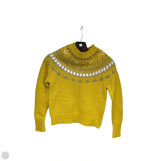 Sweater By J. Crew In Yellow, Size: Xxs