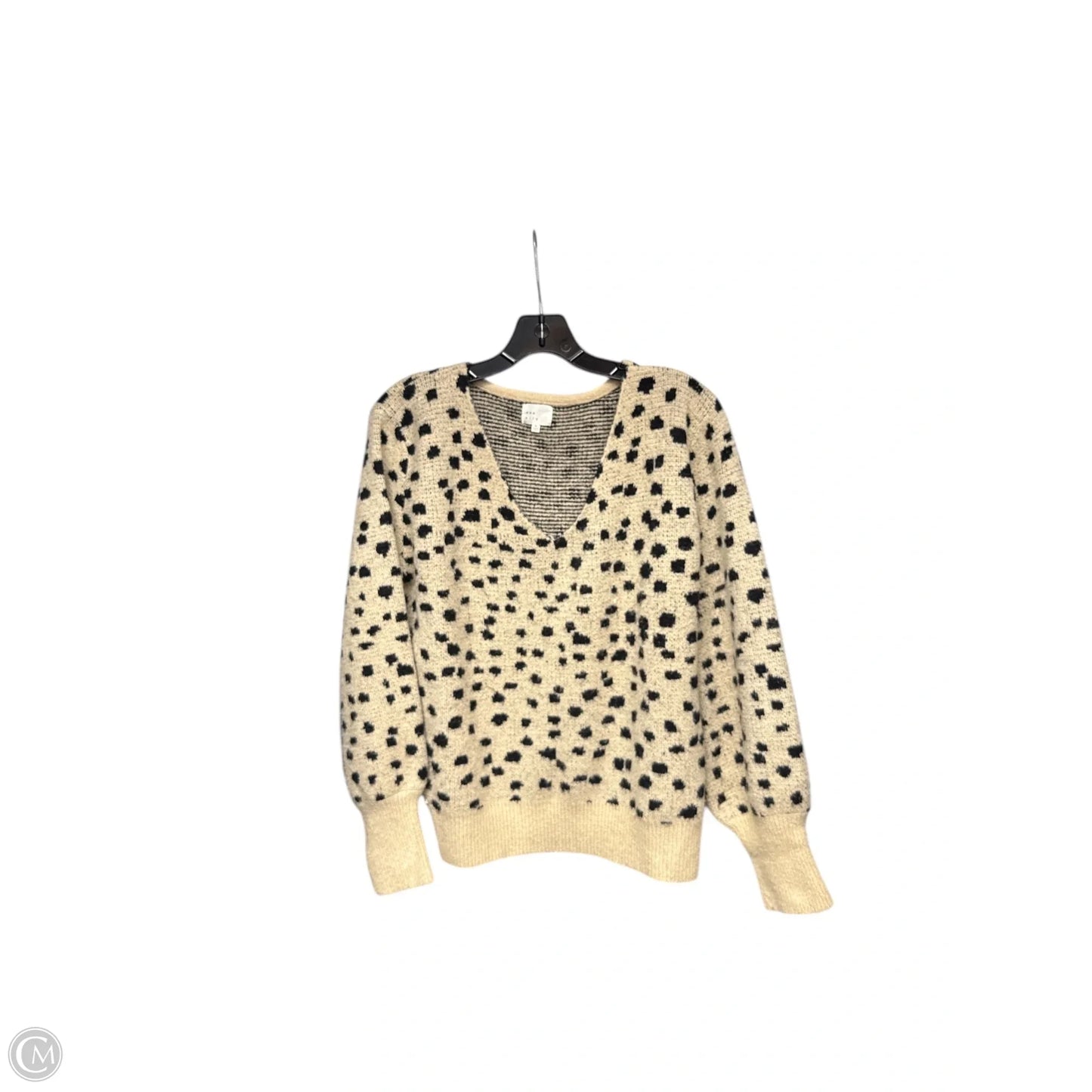 Sweater By Dee Elly In Polkadot Pattern, Size: M