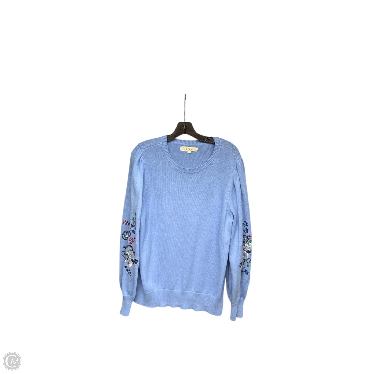 Sweater By Loft In Blue, Size: Xl