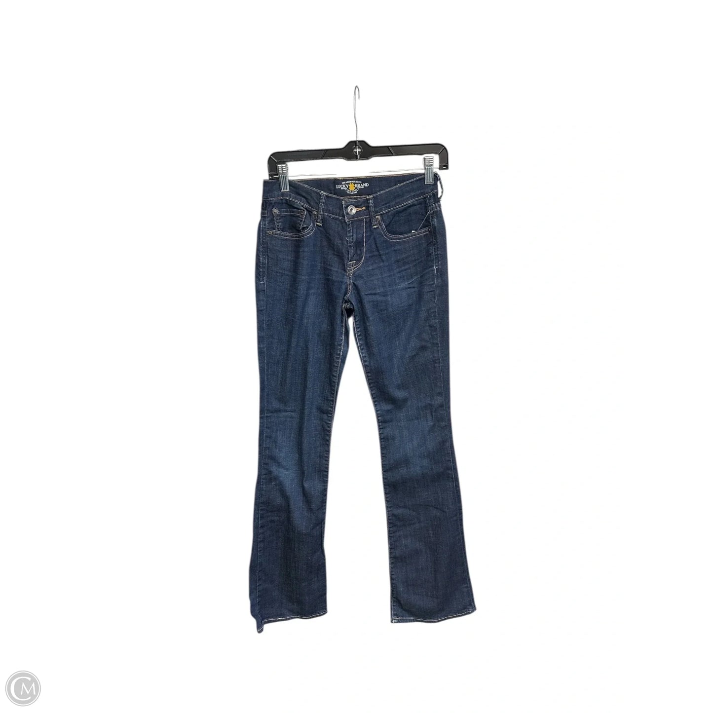 Jeans Boot Cut By Lucky Brand In Blue Denim, Size: 0