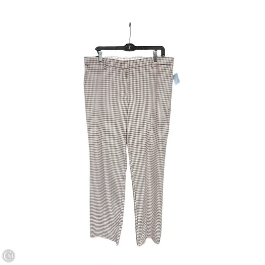 Pants Dress By Ann Taylor In Plaid Pattern, Size: 12