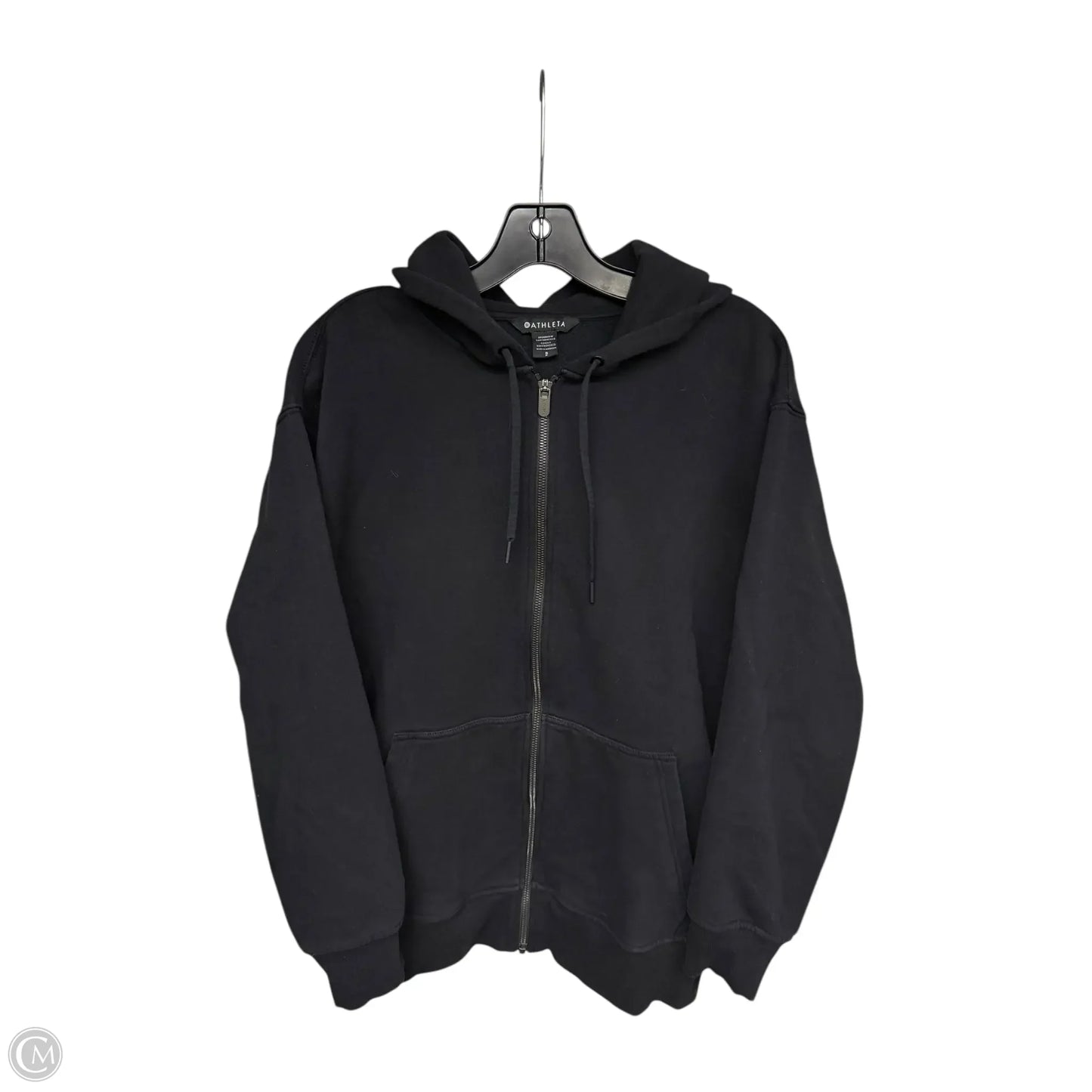 Sweatshirt Hoodie By Athleta In Black, Size: S