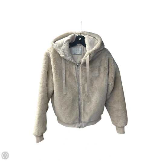 Jacket Faux Fur & Sherpa By Athleta In Cream, Size: Xs
