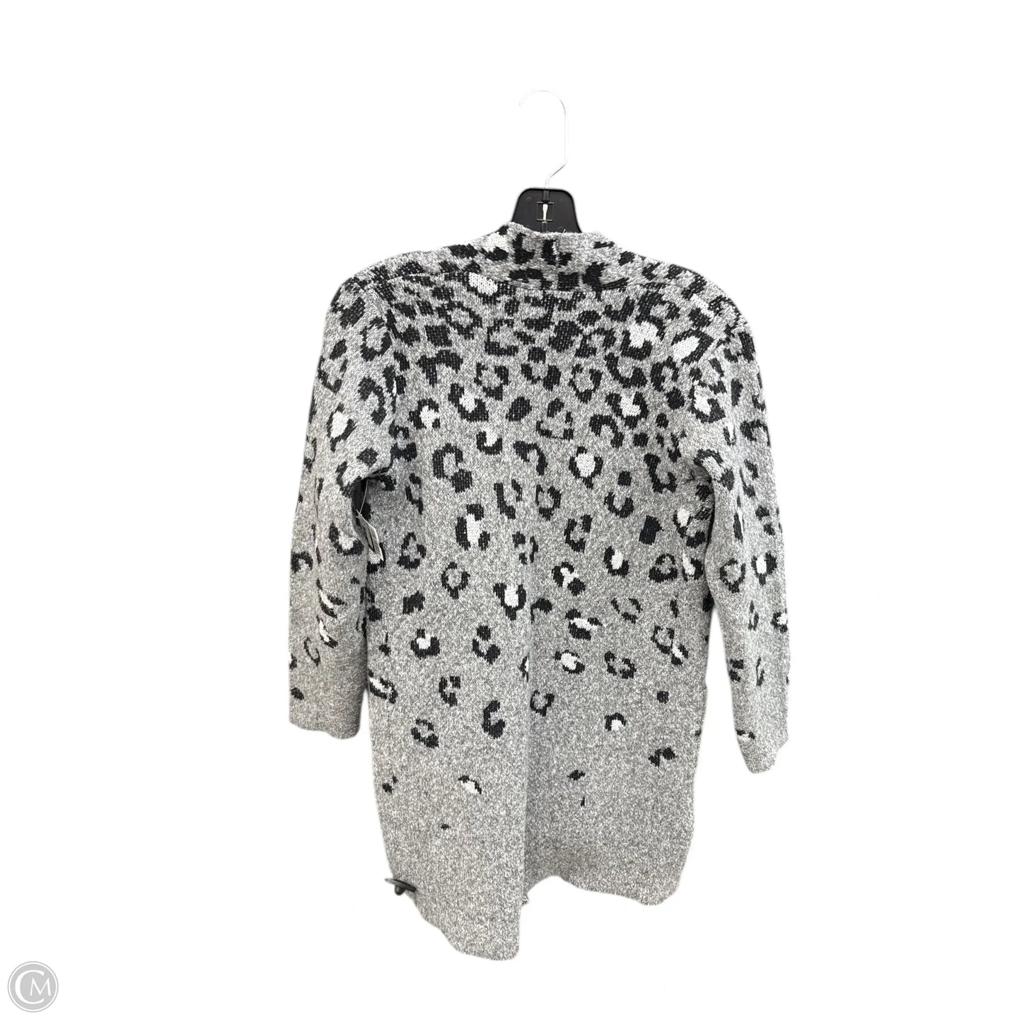 Sweater Cardigan By Nine West In Animal Print, Size: Xs