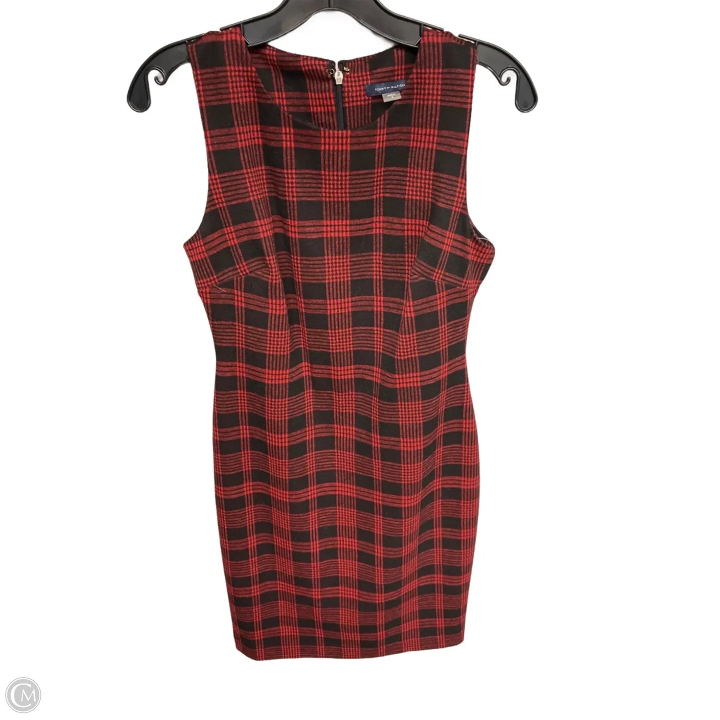 Dress Work By Tommy Hilfiger In Plaid Pattern, Size: 4