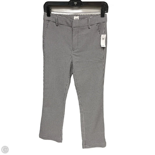 Pants Dress By Gap In Black & White, Size: 4