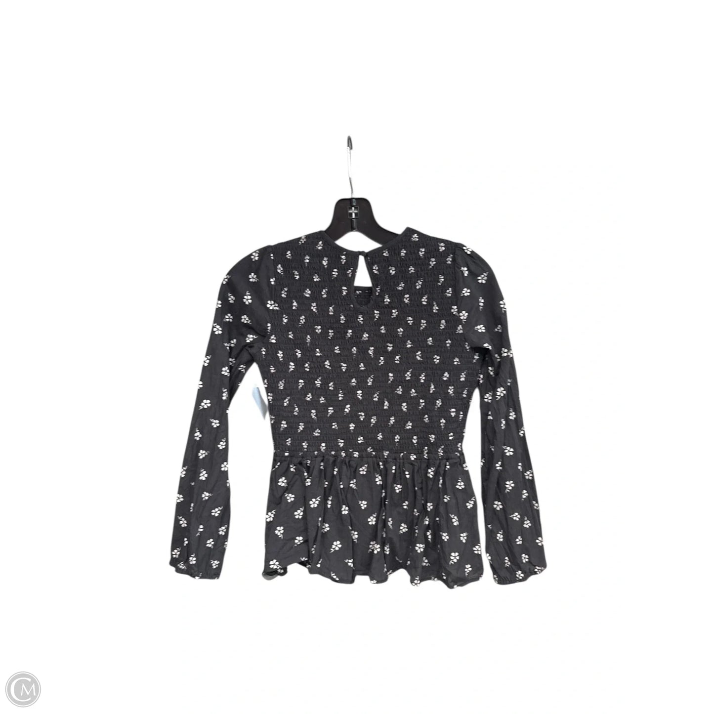 Top Long Sleeve By Marine Layer In Black & White, Size: S