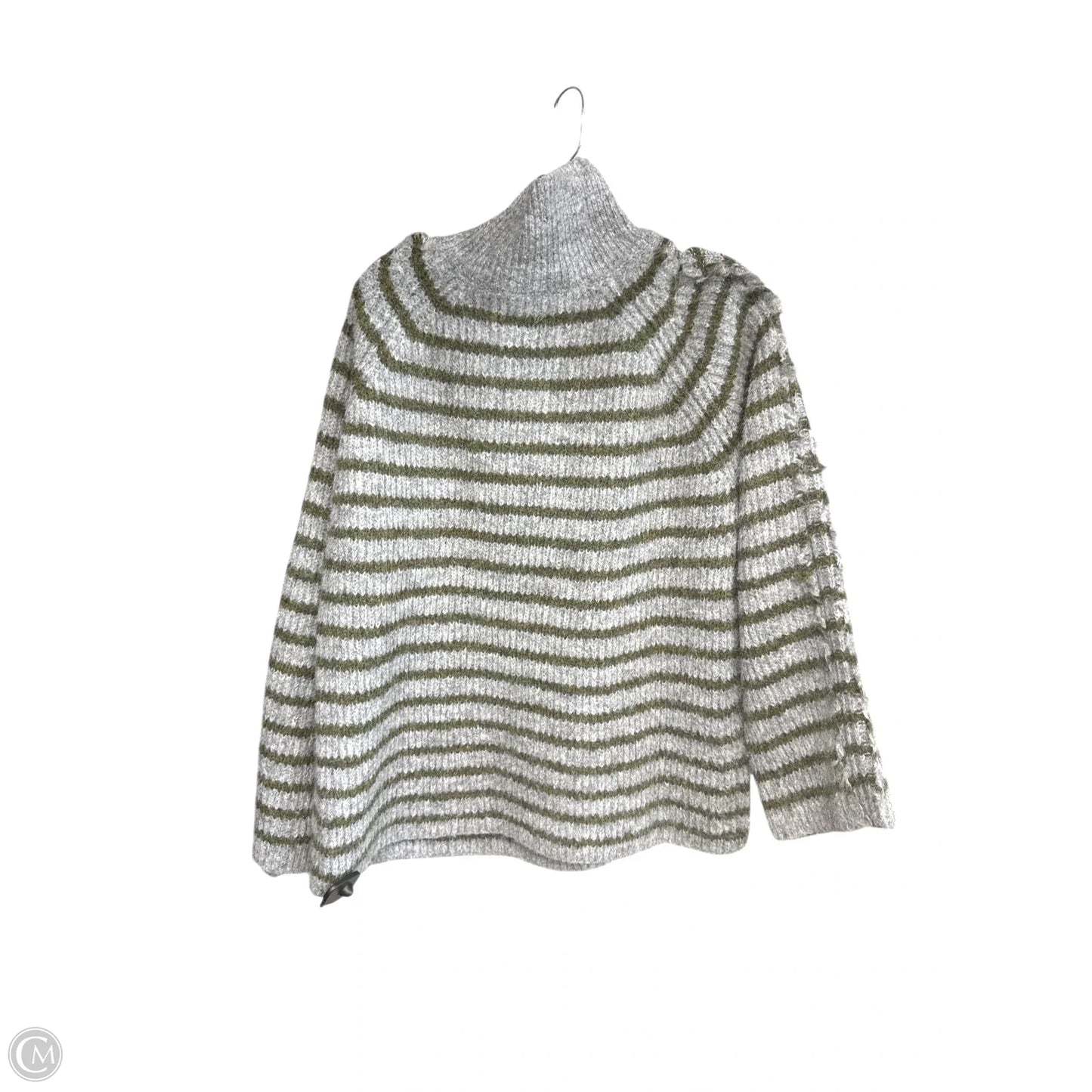 Sweater By Clothes Mentor In Striped Pattern, Size: S