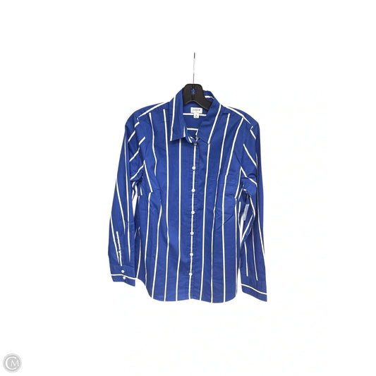 Top Long Sleeve By J. Crew In Striped Pattern, Size: M