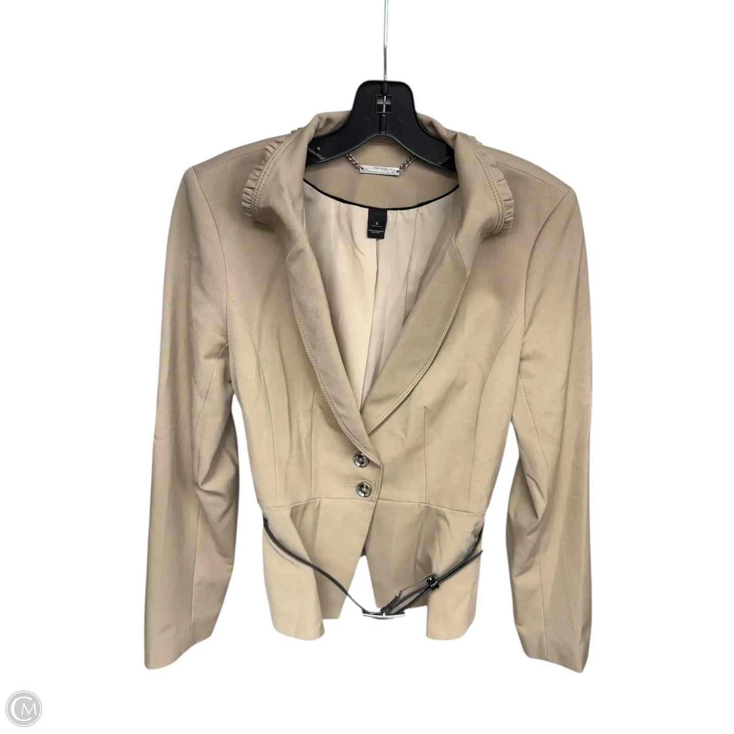 Blazer By White House Black Market In Tan, Size: 4
