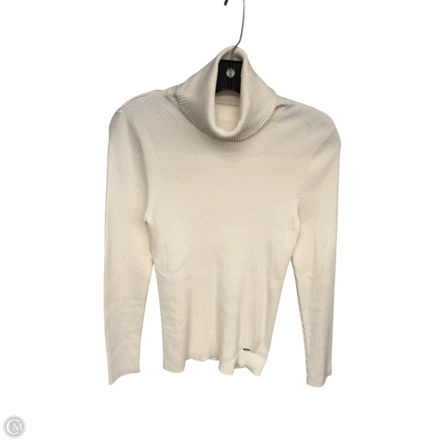 Top Long Sleeve By Ralph Lauren In Cream, Size: M