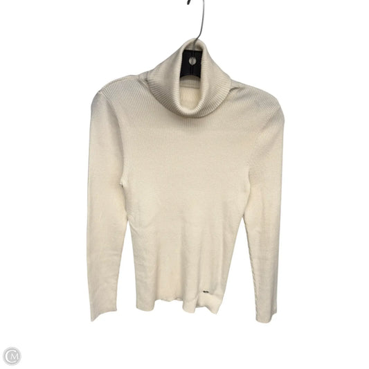 Top Long Sleeve By Ralph Lauren In Cream, Size: M