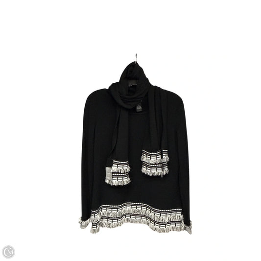 Top Long Sleeve By Clothes Mentor In Black & White, Size: S