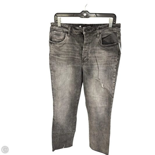 Jeans Straight By Kut In Grey Denim, Size: 10