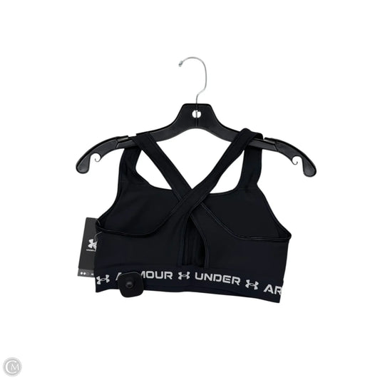 Athletic Bra By Under Armour In Black & White, Size: M
