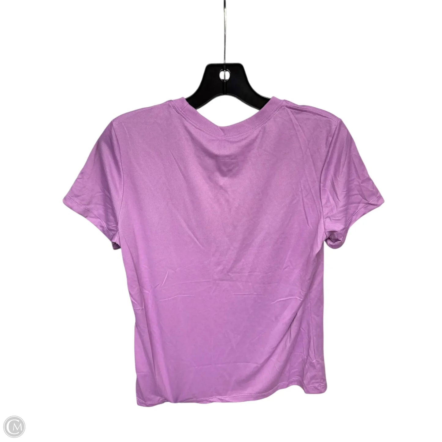 Athletic Top Short Sleeve By Nike Apparel In Purple, Size: M