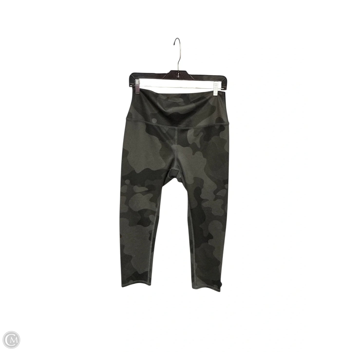 Athletic Leggings Capris By Alo In Camouflage Print, Size: L