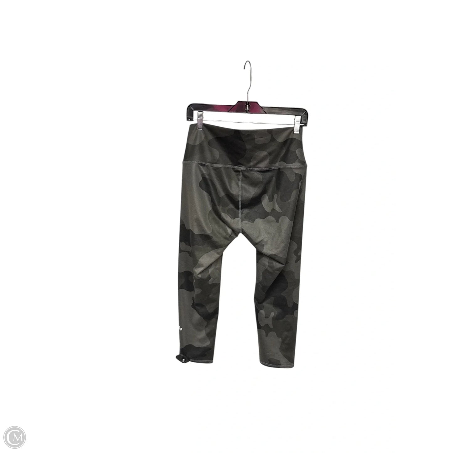 Athletic Leggings Capris By Alo In Camouflage Print, Size: L