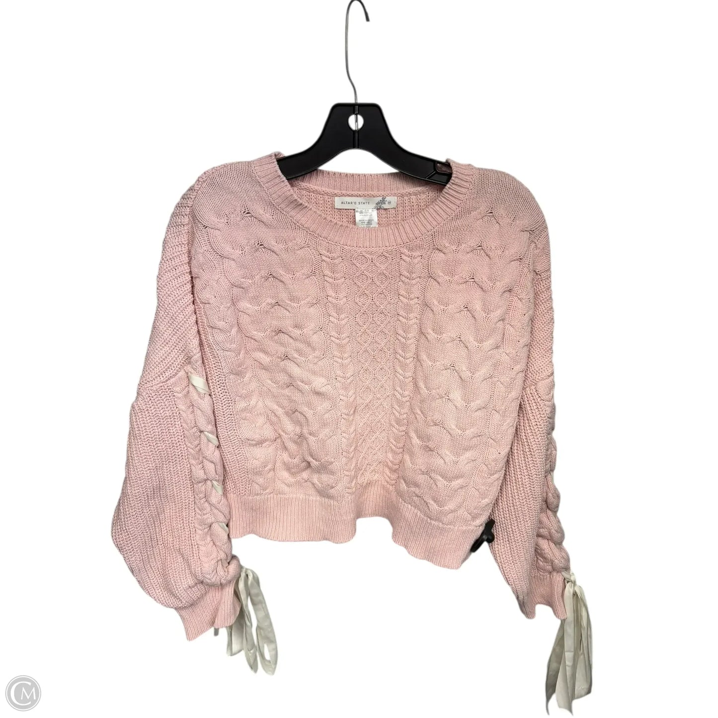 Sweater By Altard State In Cream & Pink, Size: Xs