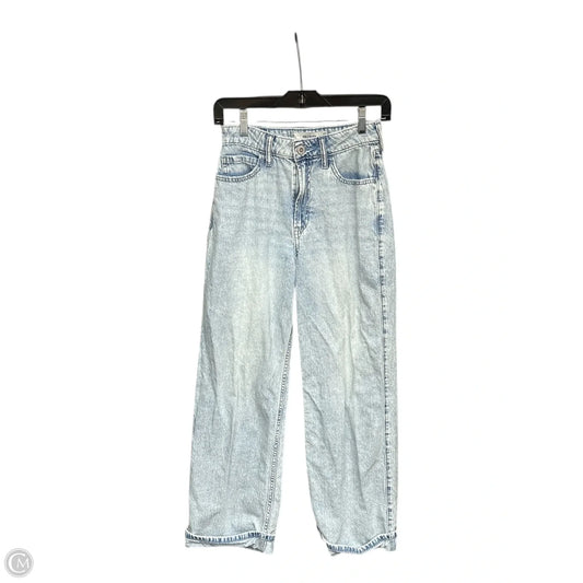 Jeans Straight By Hollister In Blue Denim, Size: 24
